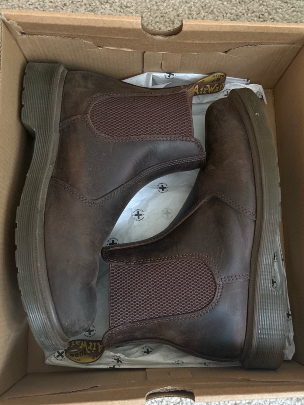 Dr. Martens Brown Chelsea Ankle Boots